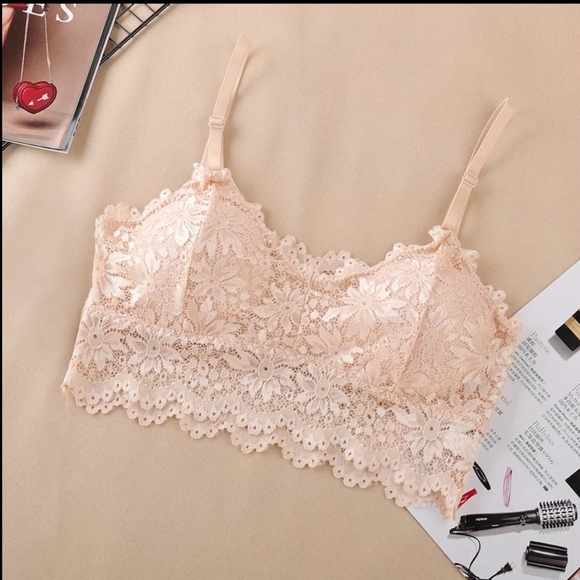New!!! Push Up Wireless Lace Bra Top!!! - Picture 5 of 5